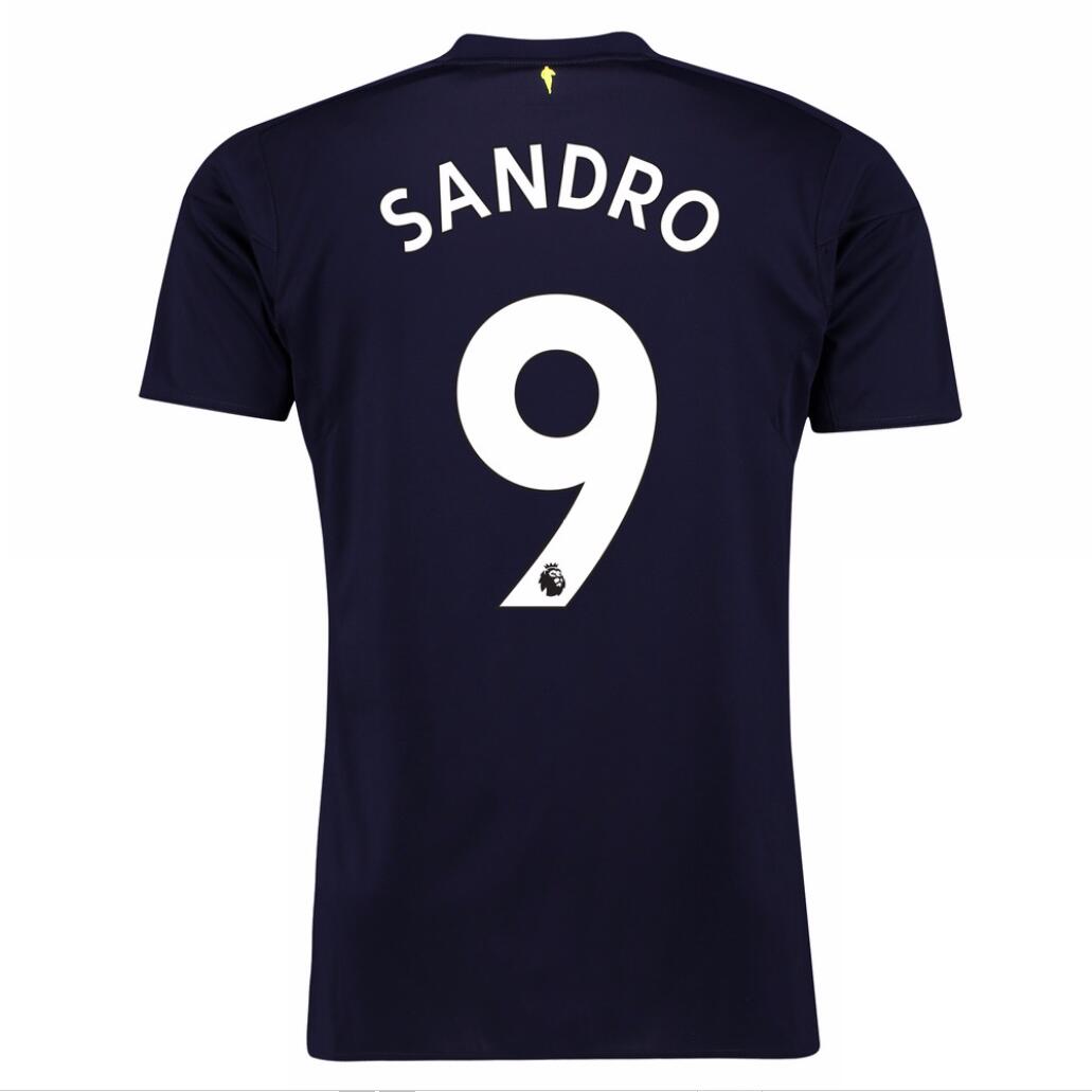 Camiseta Everton Tercera equipación Sandro 2017-2018